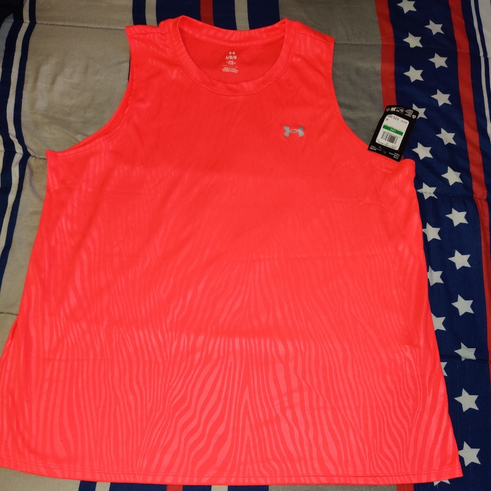 Under Armour Velocity Emboss Tank NWT Size Large
